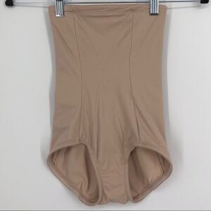 NAOMI & NICOLE High Waisted Brief Tan Tummy Control